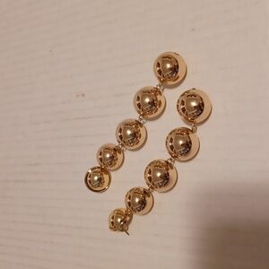 4/$40 New Large Gold Beaded Earrings